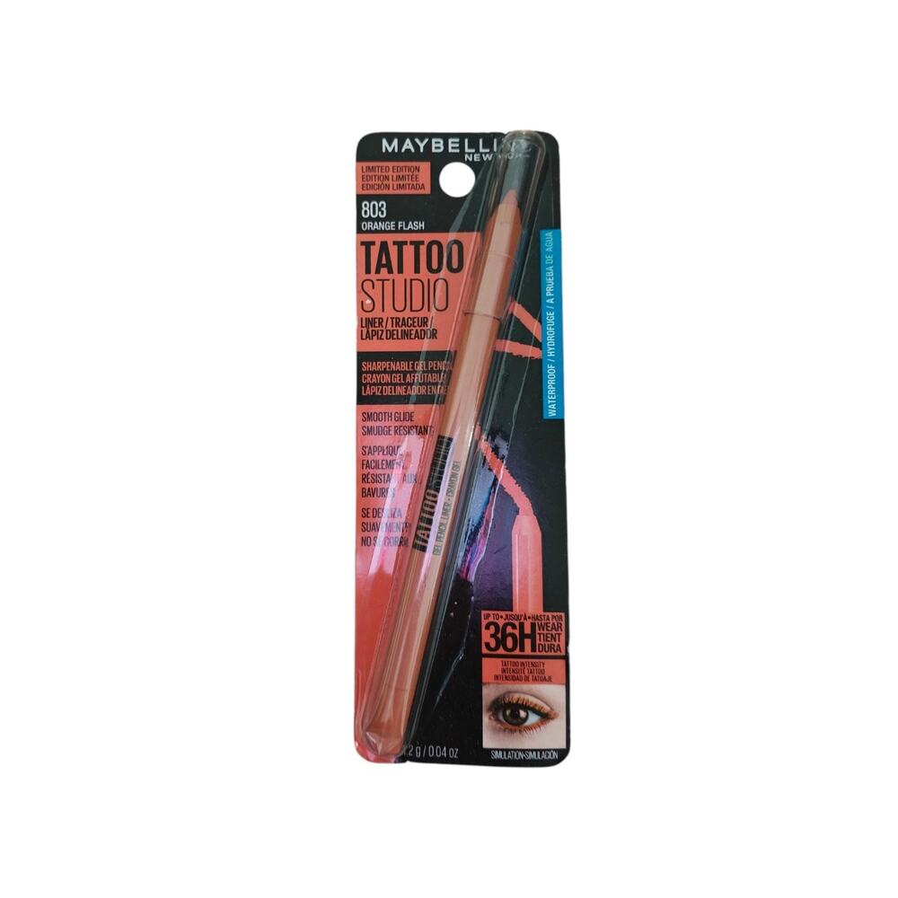 Maybelline Tattoo Studio Waterproof Liner 803 Orange Flash